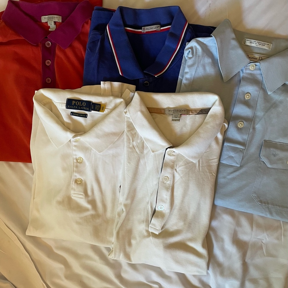 Men’s shirt bundle size large collar shirt polo type